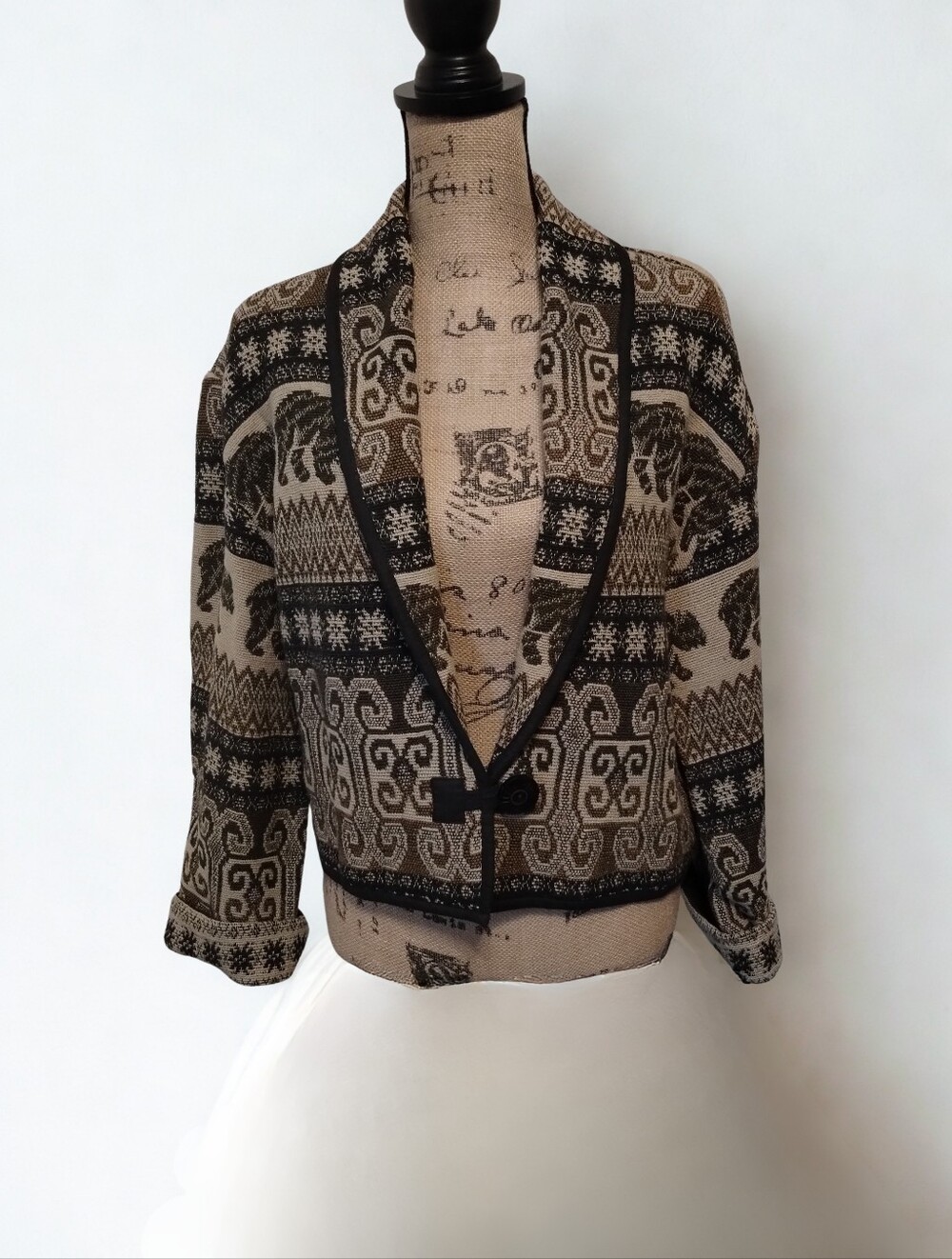 Vintage Aztec Western Tapestry Jacket Women's Size L